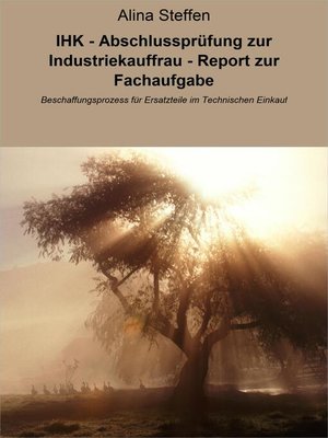 cover image of IHK--Abschlussprüfung zur Industriekauffrau--Report zur Fachaufgabe